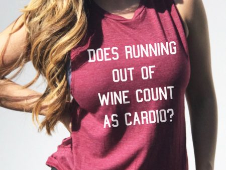 Running Out of Wine Muscle Tank Top Online