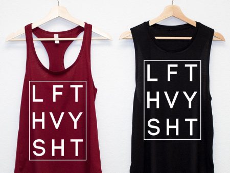 Lift Heavy Workout Tank Top - Pick Style on Sale