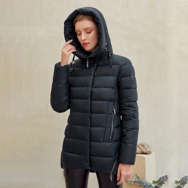 Women warm hooded winter coat women jacket casual parkas jacket For Sale