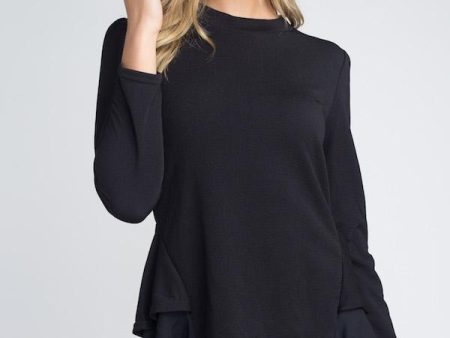 Women s Long Sleeve Ruffle Top Online Sale