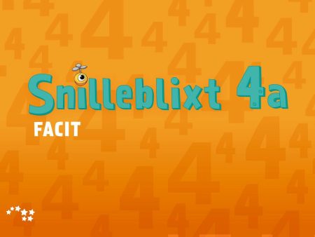 Snilleblixt 4a facit Sale