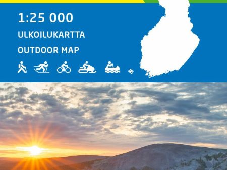 Ylläs Levi Aakenus ulkoilukartta 1:25 000 Discount